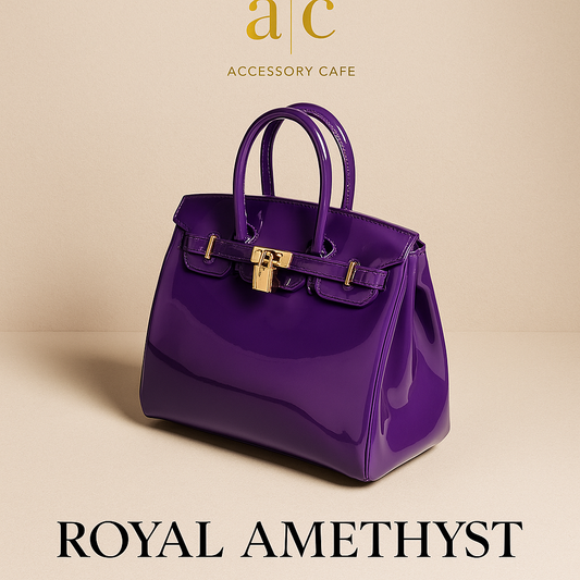 Royal Amethyst – Faux Birkn Energy Collection